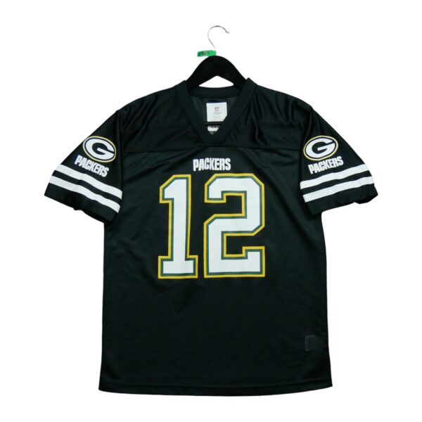 Maillot manches courtes enfant noir NFL Team Apparel Equipe Green Bay Packers QWE0301