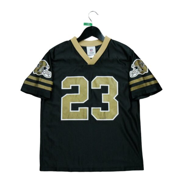 Maillot manches courtes enfant noir NFL Team Apparel Equipe New Orleans Saints QWE0276