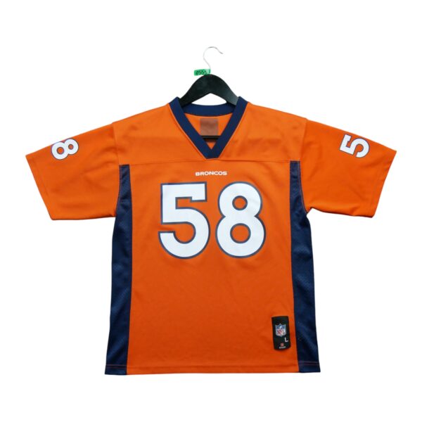 Maillot manches courtes enfant orange NFL Team Apparel Equipe Denver Broncos QWE0555