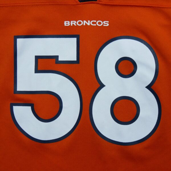 Maillot manches courtes enfant orange NFL Team Apparel Equipe Denver Broncos QWE0555