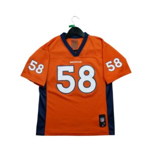 Maillot manches courtes enfant orange NFL Team Apparel Equipe Denver Broncos QWE0555