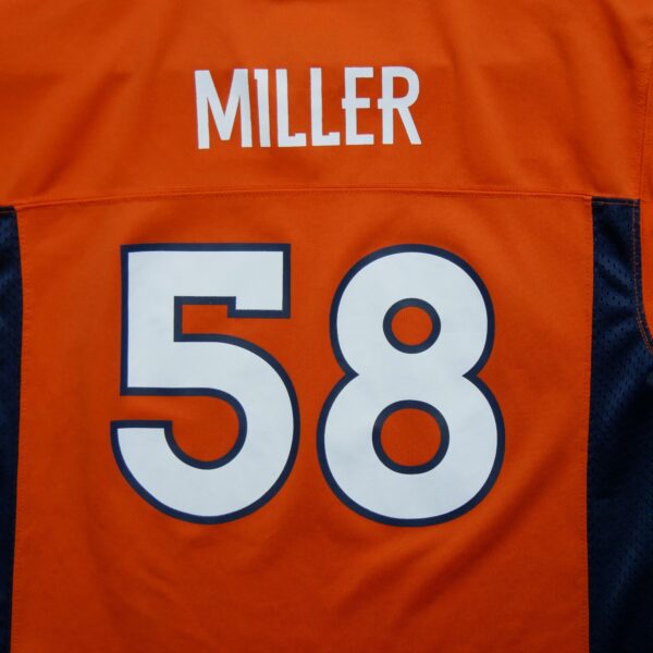 Maillot manches courtes enfant orange NFL Team Apparel Equipe Denver Broncos QWE0555