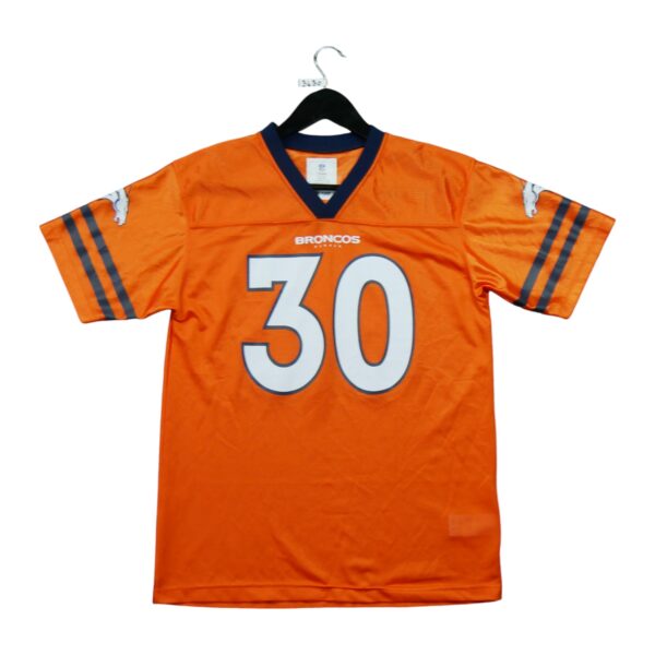 Maillot manches courtes enfant orange NFL Team Apparel Equipe Denver Broncos QWE3430