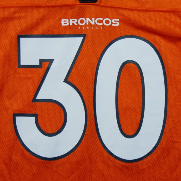 Maillot manches courtes enfant orange NFL Team Apparel Equipe Denver Broncos QWE3430