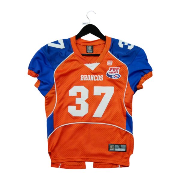 Maillot manches courtes enfant orange Vintage Equipe Denver Broncos QWE3518