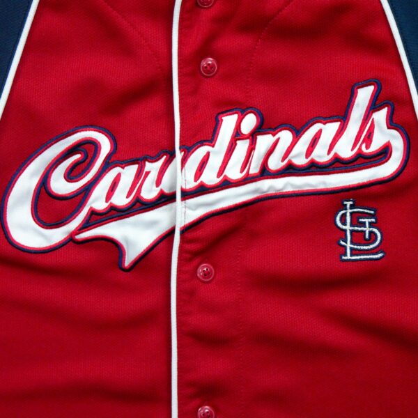 Maillot manches courtes enfant rouge MLB Equipe Saint Louis Cardinals QWE3292