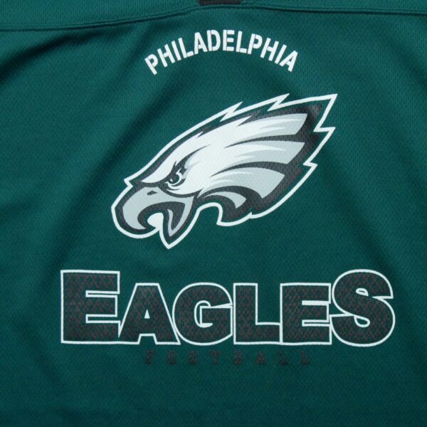 Maillot manches courtes enfant vert NFL Team Apparel Equipe Philadelphia Eagles QWE0456