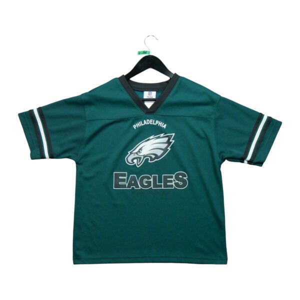 Maillot manches courtes enfant vert NFL Team Apparel Equipe Philadelphia Eagles QWE0456