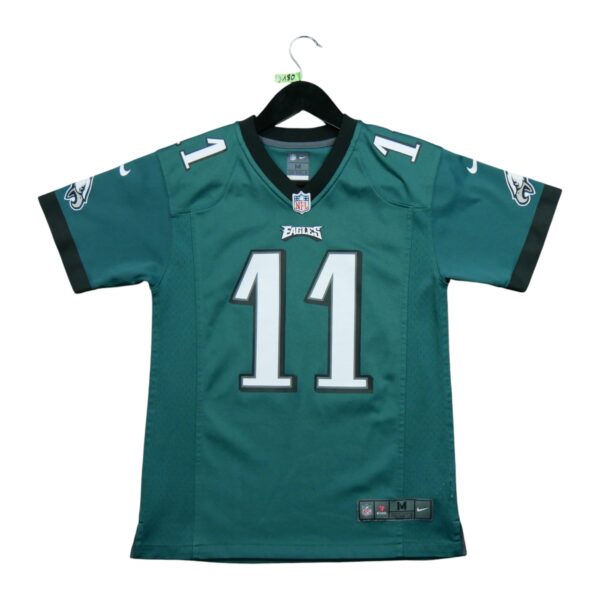 Maillot manches courtes enfant vert Nike Equipe Philadelphia Eagles QWE0180