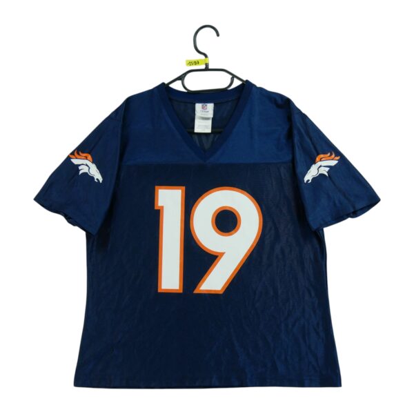 Maillot manches courtes femme marine NFL Team Apparel Equipe Denver Broncos QWE1597