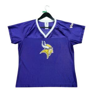 Maillot manches courtes femme violet NFL Team Apparel Equipe Minnesota Vikings QWE0239