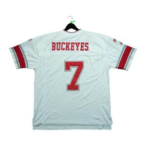 Maillot manches courtes homme blanc Colosseum Equipe Ohio State QWE0086