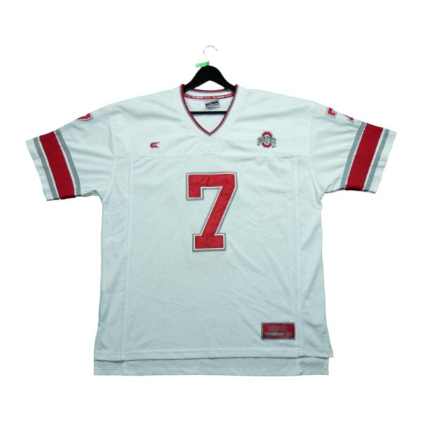 Maillot manches courtes homme blanc Colosseum Equipe Ohio State QWE0086