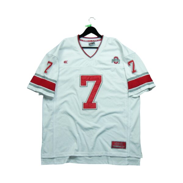 Maillot manches courtes homme blanc Colosseum Equipe Ohio State QWE0086