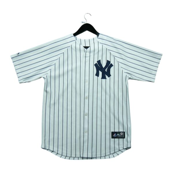 Maillot manches courtes homme blanc Majestic Equipe New York Yankees QWE3515