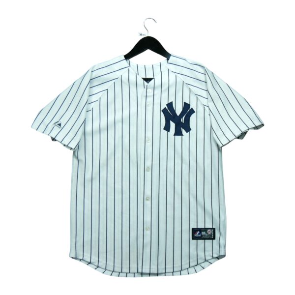 Maillot manches courtes homme blanc Majestic Equipe New York Yankees QWE3515