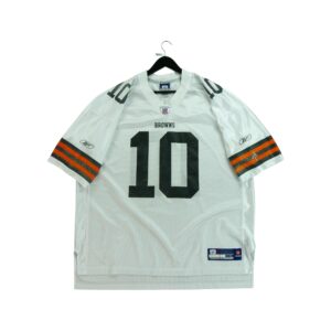 Maillot manches courtes homme blanc Reebok Equipe Cleveland Browns QWE3337