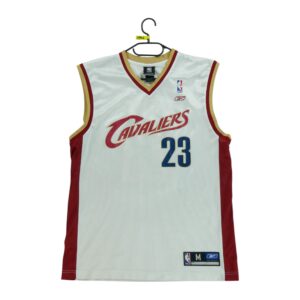 Maillot manches courtes homme blanc Reebok Equipe Cleveland Cavaliers QWE1596