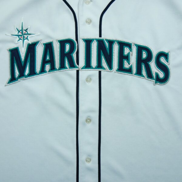 Maillot manches courtes homme blanc Russell Athletic Equipe Seattle Mariners QWE0227