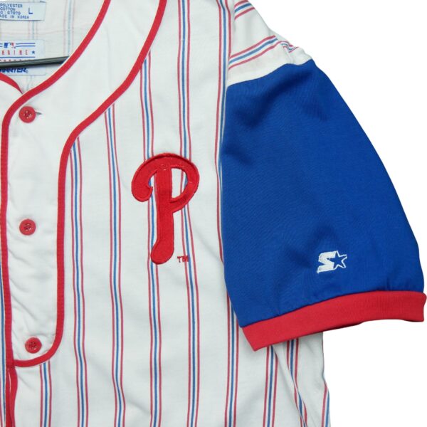 Maillot manches courtes homme blanc Starter Equipe Philadelphie Phillies QWE2250