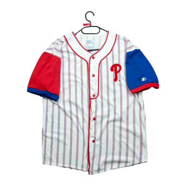 Maillot manches courtes homme blanc Starter Equipe Philadelphie Phillies QWE2250