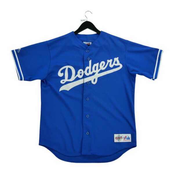 Maillot manches courtes homme bleu Majestic Equipe Los Angeles Dodgers QWE3377