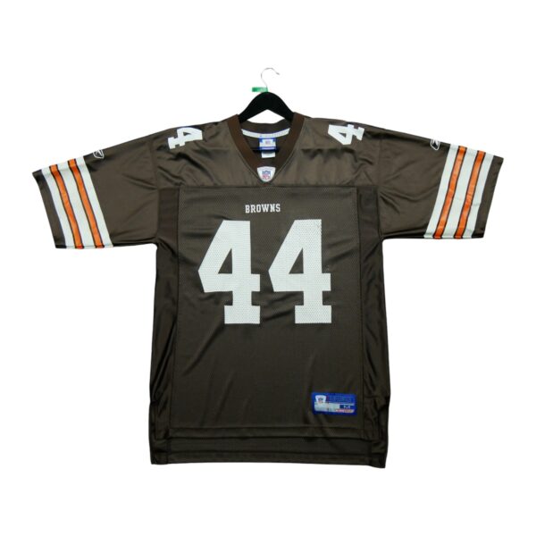 Maillot manches courtes homme marron NFL Team Apparel Equipe Cleveland Browns QWE0428