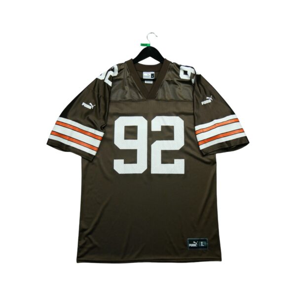 Maillot manches courtes homme marron Puma Equipe Cleveland Browns QWE0532