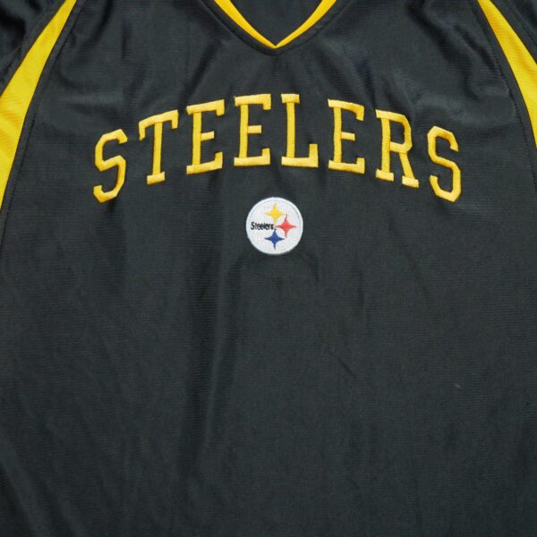 Maillot manches courtes homme noir NFL Team Apparel Equipe Pittsburgh Steelers QWE0167