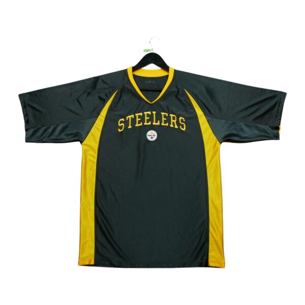 Maillot manches courtes homme noir NFL Team Apparel Equipe Pittsburgh Steelers QWE0167