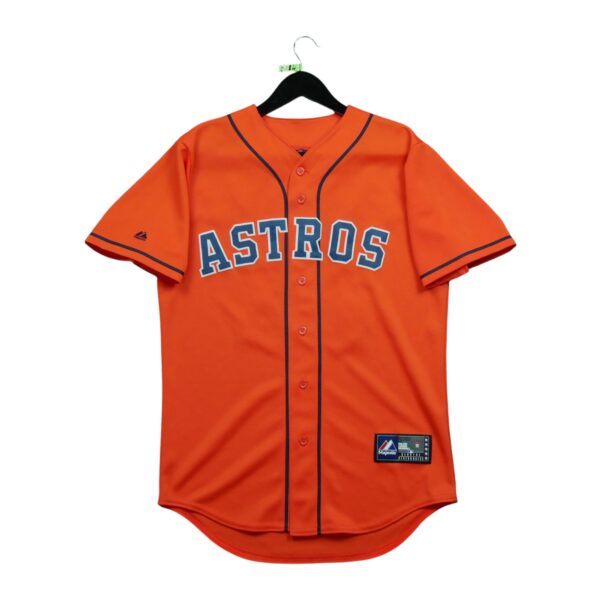 Maillot manches courtes homme orange Majestic Equipe Houston Astros QWE0184