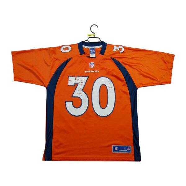 Maillot manches courtes homme orange NFL Team Apparel Equipe Denver Broncos QWE1266