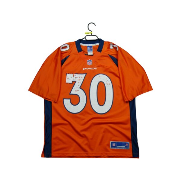 Maillot manches courtes homme orange NFL Team Apparel Equipe Denver Broncos QWE1266