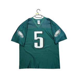 Maillot manches courtes homme vert NFL Team Apparel Equipe Philadelphia Eagles QWE1291