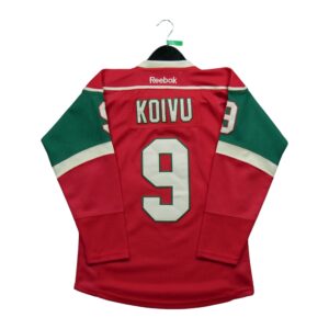 Maillot manches longues enfant rouge Reebok Equipe Minnesota Wild QWE0422