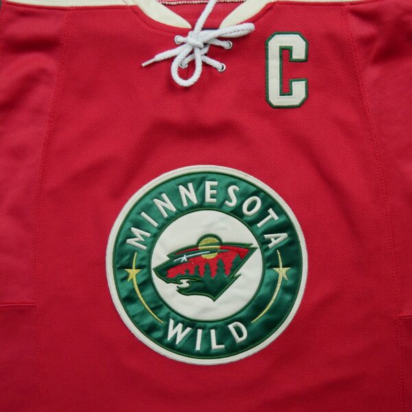 Maillot manches longues enfant rouge Reebok Equipe Minnesota Wild QWE0422