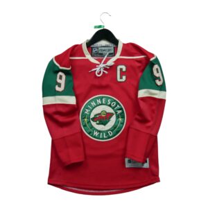 Maillot manches longues enfant rouge Reebok Equipe Minnesota Wild QWE0422