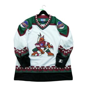 Maillot manches longues homme blanc Starter Equipe Arizona Coyotes QWE0074