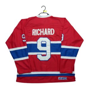 Maillot manches longues homme rouge NHL Equipe Canadiens de Montreal QWE1219