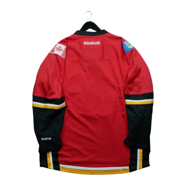 Maillot manches longues homme rouge Reebok Equipe Flames de Calgary QWE3296