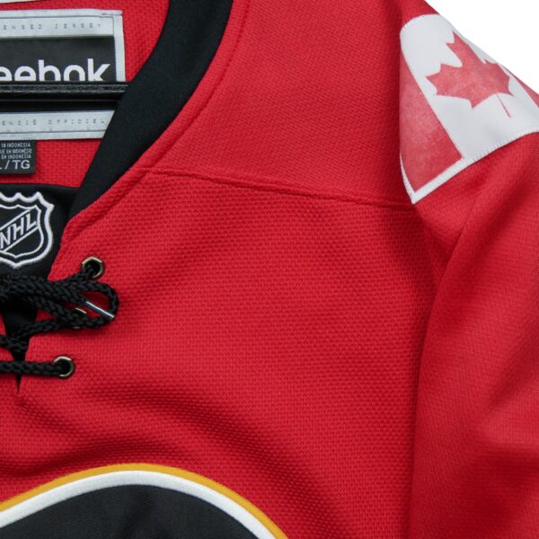 Maillot manches longues homme rouge Reebok Equipe Flames de Calgary QWE3296