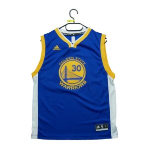 Maillot sans manches enfant bleu Adidas Equipe Warriors de Golden State QWE1141