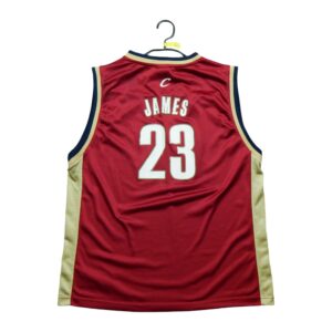 Maillot sans manches enfant rouge Reebok Equipe Cleveland Cavaliers QWE1585