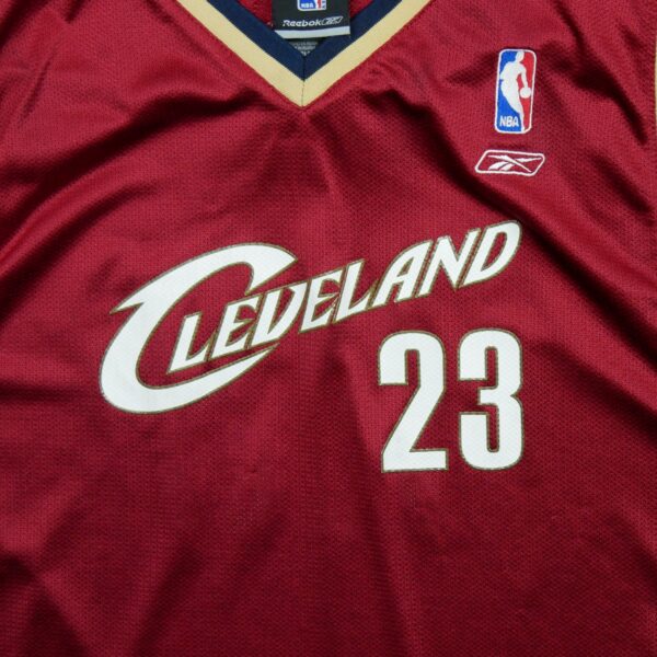 Maillot sans manches enfant rouge Reebok Equipe Cleveland Cavaliers QWE1585