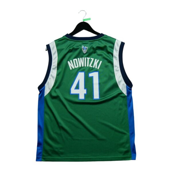 Maillot sans manches enfant vert Reebok Equipe Dallas Mavericks QWE0015