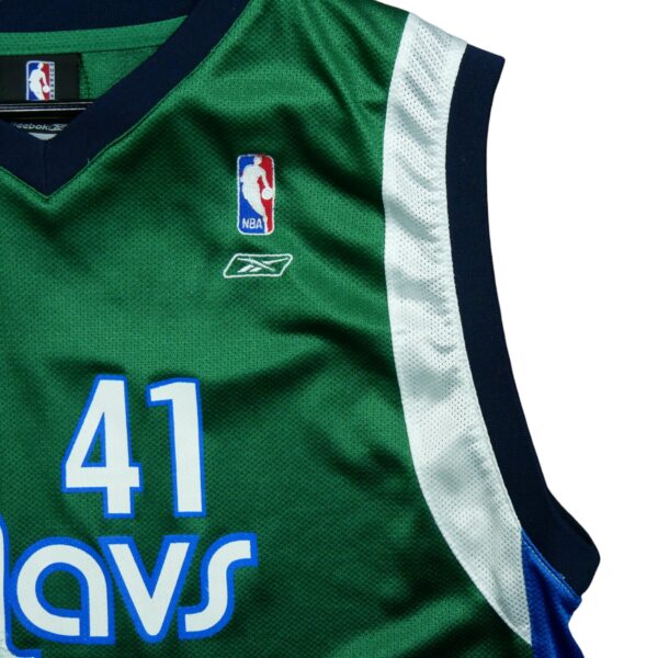 Maillot sans manches enfant vert Reebok Equipe Dallas Mavericks QWE0015