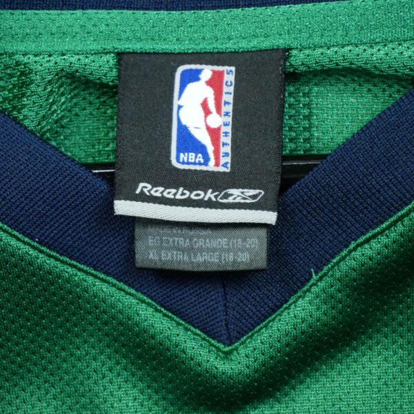 Maillot sans manches enfant vert Reebok Equipe Dallas Mavericks QWE0015