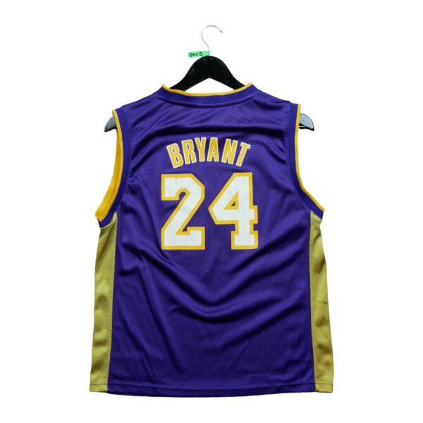 Maillot sans manches enfant violet Adidas Equipe Los Angeles Lakers QWE0449