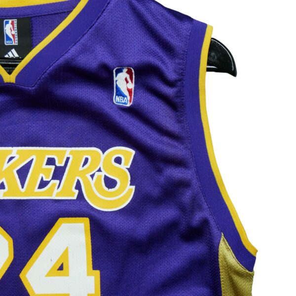 Maillot sans manches enfant violet Adidas Equipe Los Angeles Lakers QWE0449