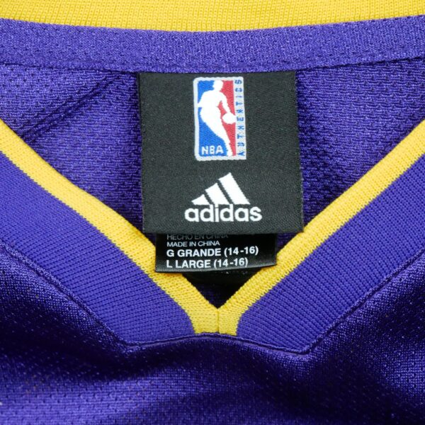 Maillot sans manches enfant violet Adidas Equipe Los Angeles Lakers QWE0449